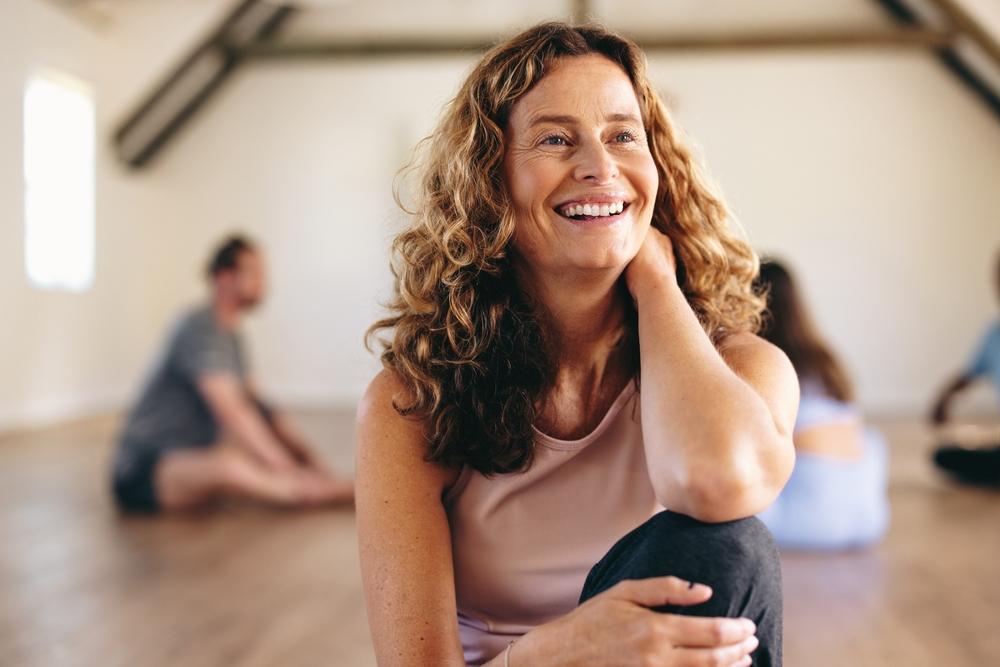 Woman doing yoga