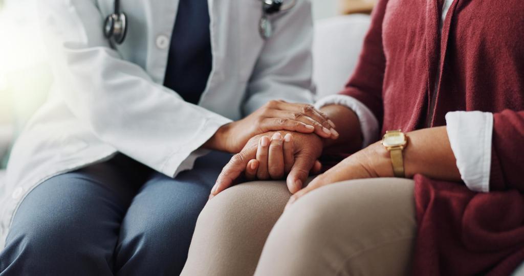 Hands Doctor and Patient