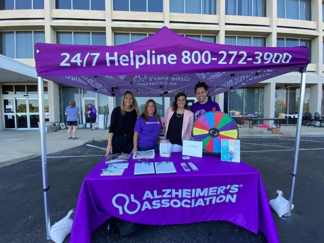 Employees at the Alzheimers Walk
