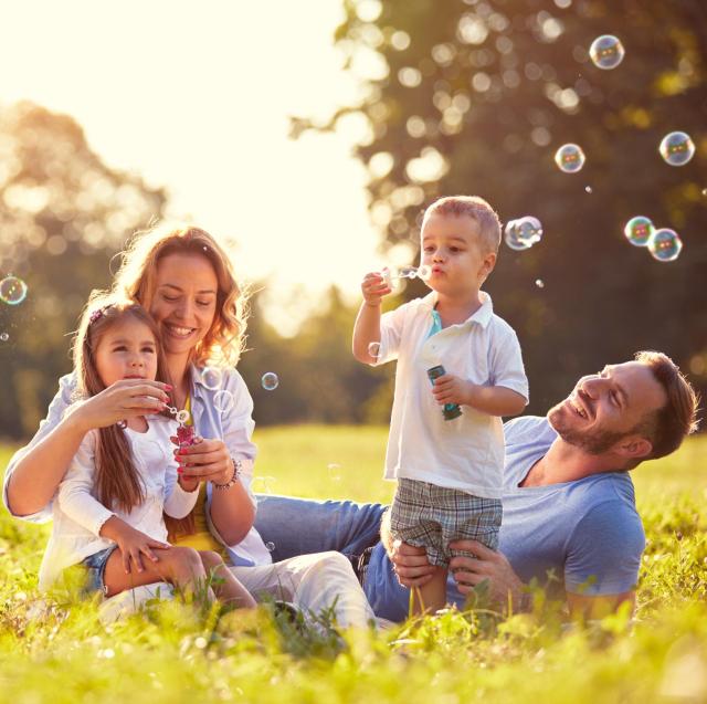 Family outdoors
